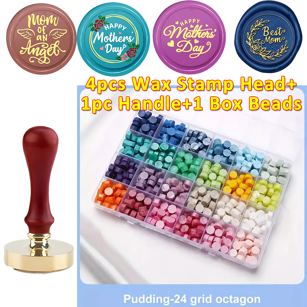 Wax Seal Stamp Set - Mother's Day Wax Seal Stamp Set