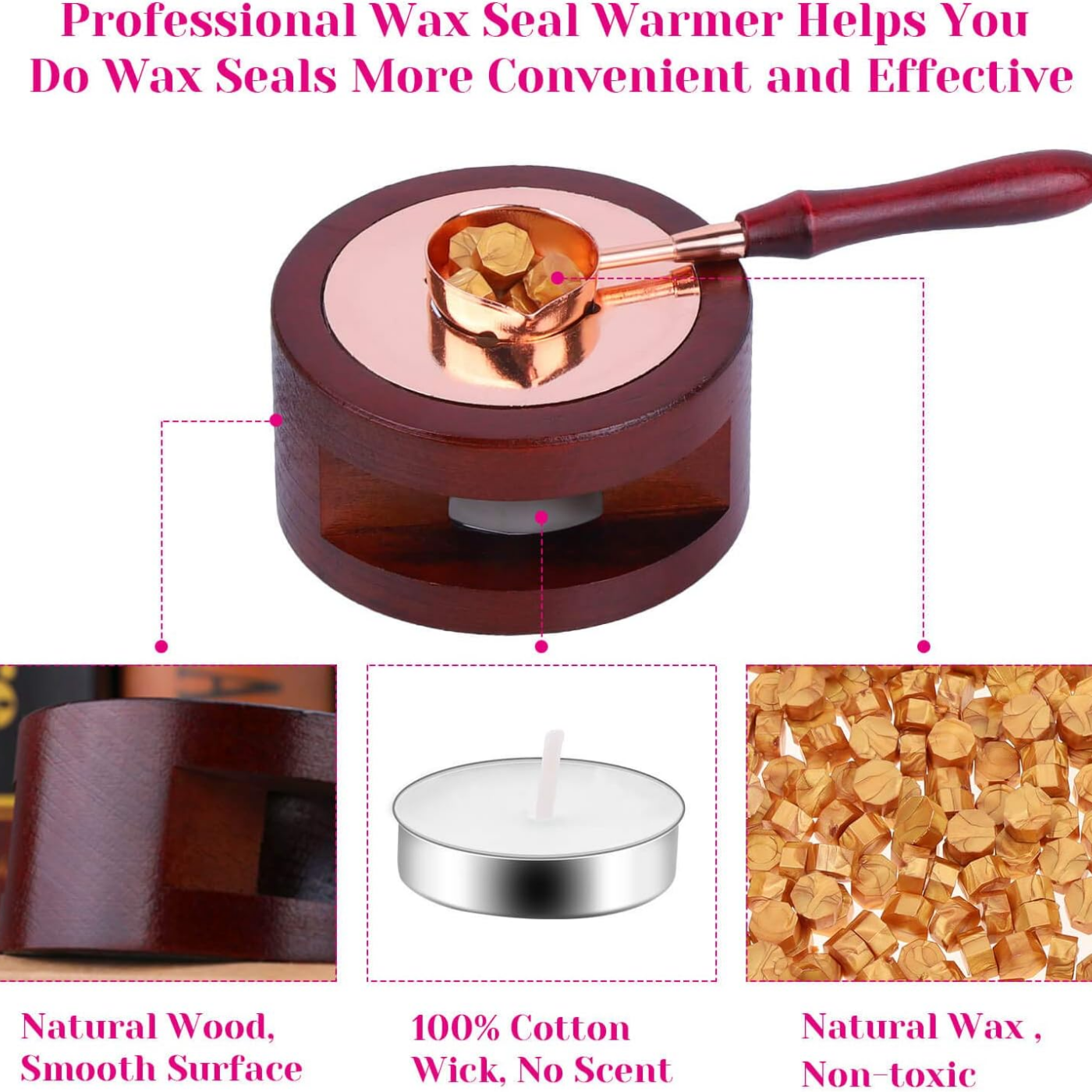 Wax Seal Set Includes 200 Gold - Wax Seal Stamp Set incelemesi ve fiyatı