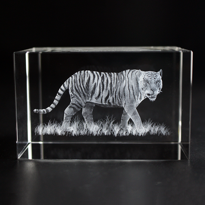 K9 Crystal Tiger Model Statue  - Paper Weight Crystal incelemesi ve fiyatı