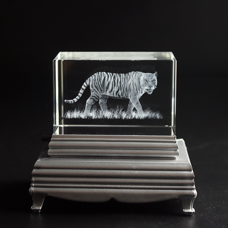 K9 Crystal Tiger Model Statue  - Paper Weight Crystal incelemesi ve fiyatı