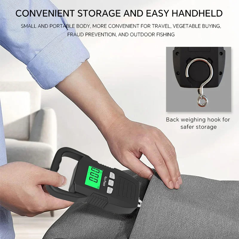60kg/10g LCD Digital Hanging S - Tape Dispenser Weighted incelemesi ve fiyatı