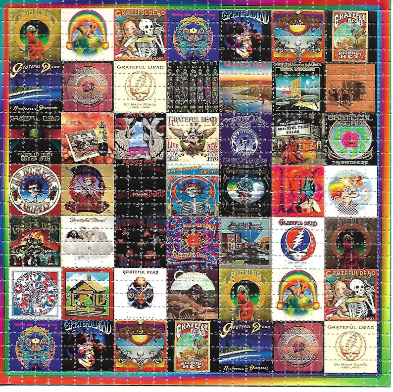 60s Album Psychedelic LSD/Acid - Ink Blotter Paper incelemesi ve fiyatı