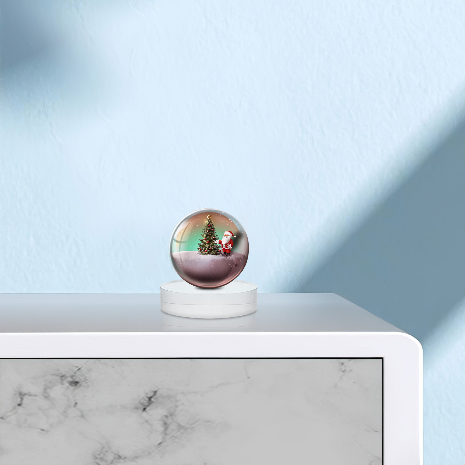 Crystal Clear Round Glass Pape - Paper Weight Crystal incelemesi ve fiyatı