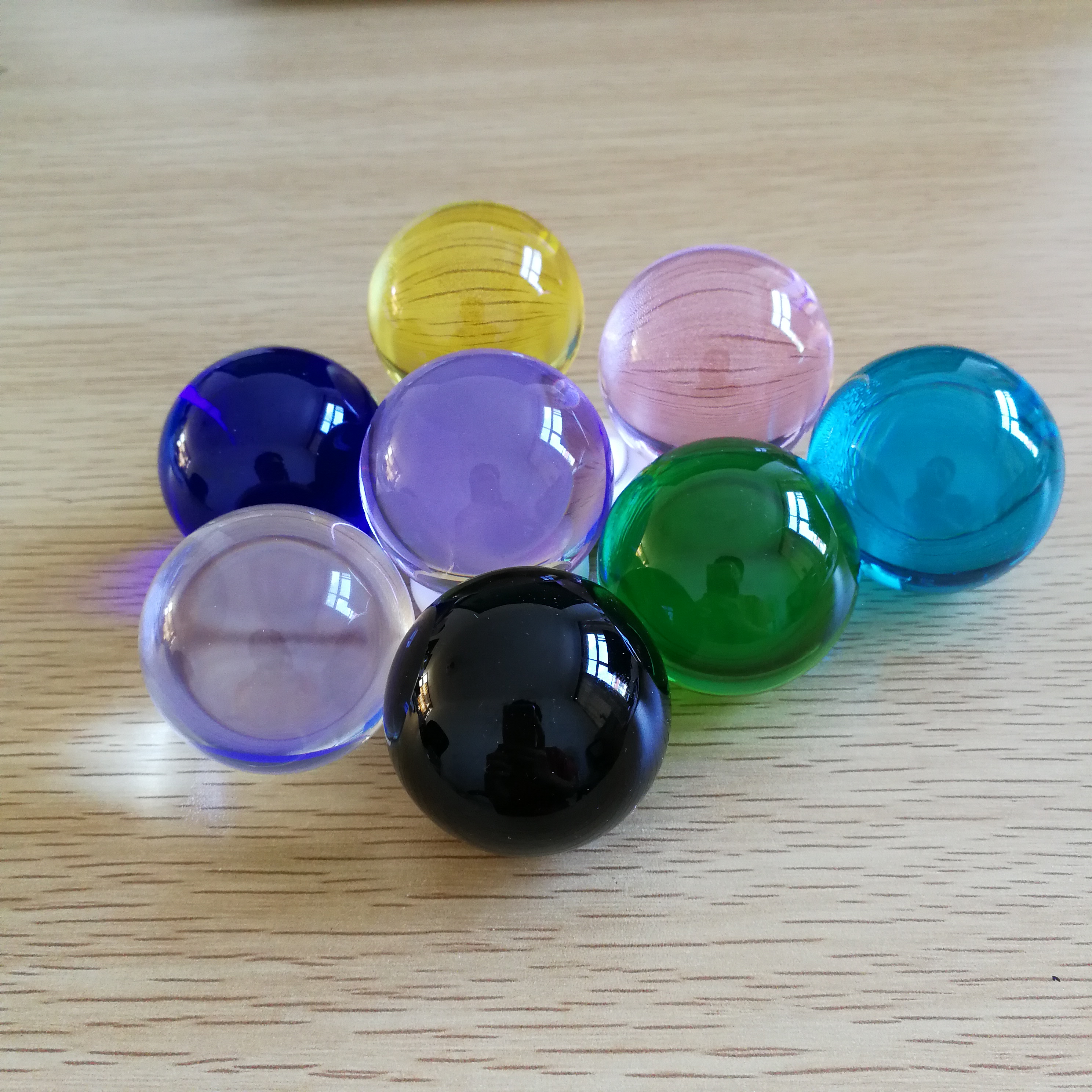 50mm Colors Crystal Ball Photo - Book Weight Glass incelemesi ve fiyatı