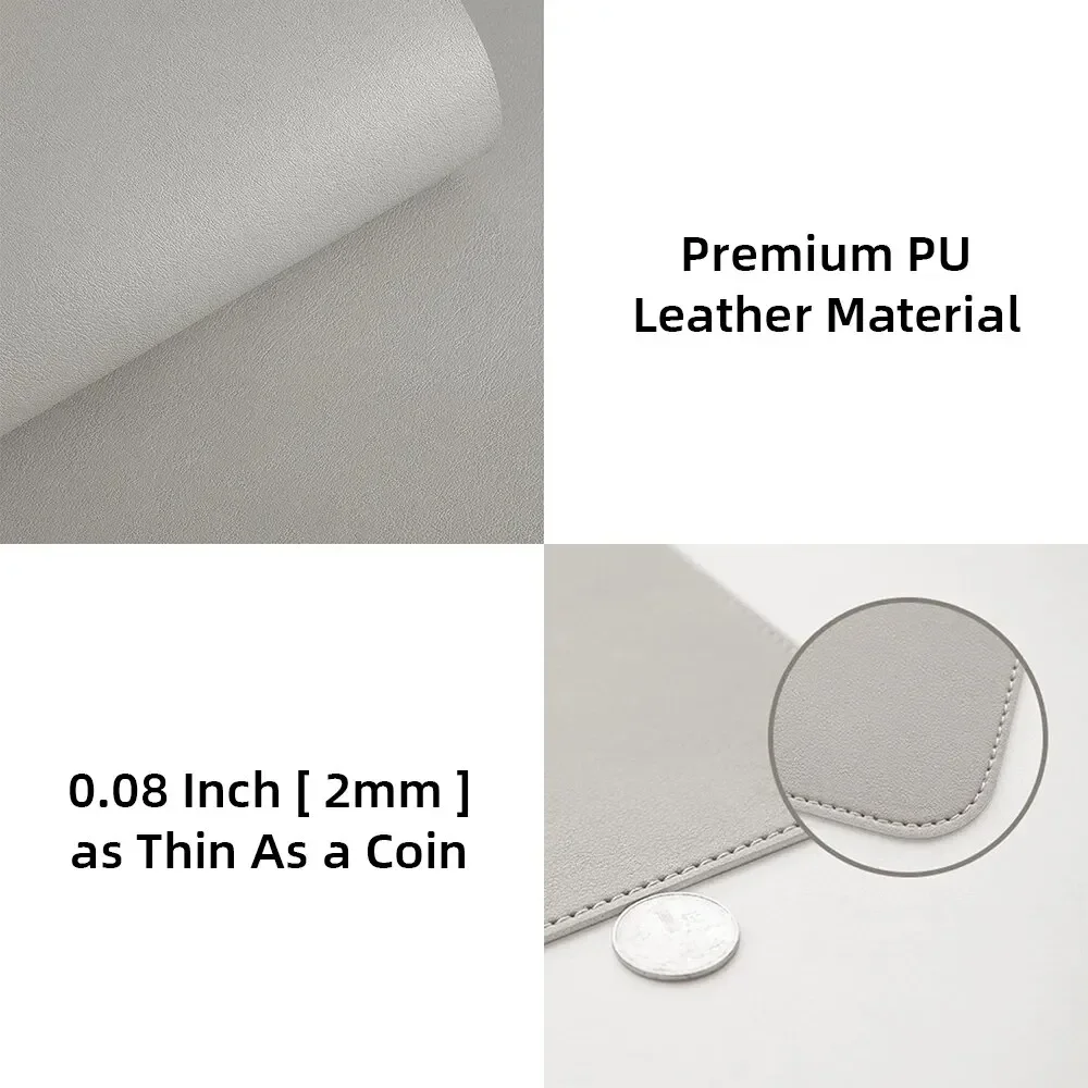 1 Pcs Large Size 60*30mm Offic - Leather Desk Pad incelemesi ve fiyatı