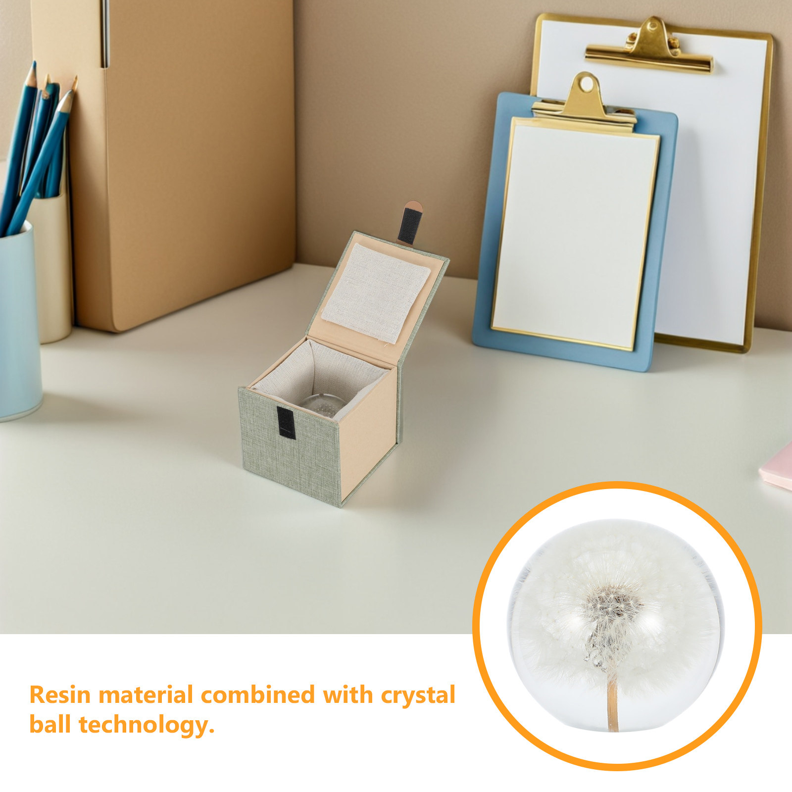 Dandelion Crystal Ball Glass S - Paper Weight Crystal incelemesi ve fiyatı