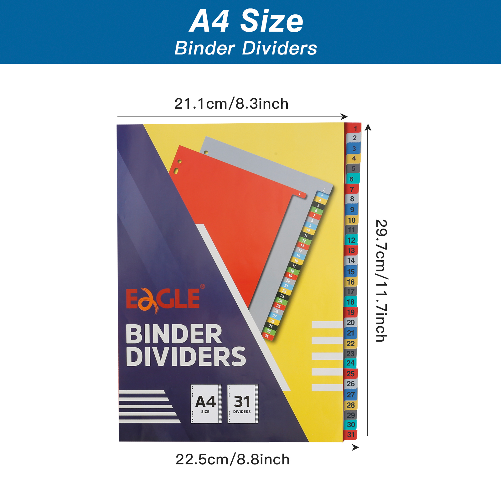 EAGLE A4 Binder Index Divider  - Binder A4 Lever incelemesi ve fiyatı