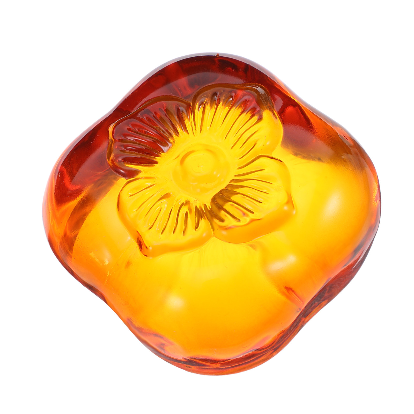 Crystal Persimmon Desk Paperwe - Book Weight Glass incelemesi ve fiyatı