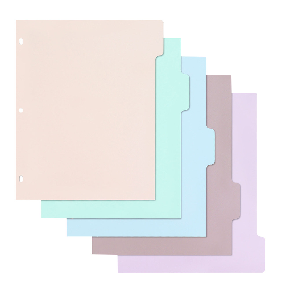 1Set Frosted PP Binder Divider - Tab Divider A4 incelemesi ve fiyatı