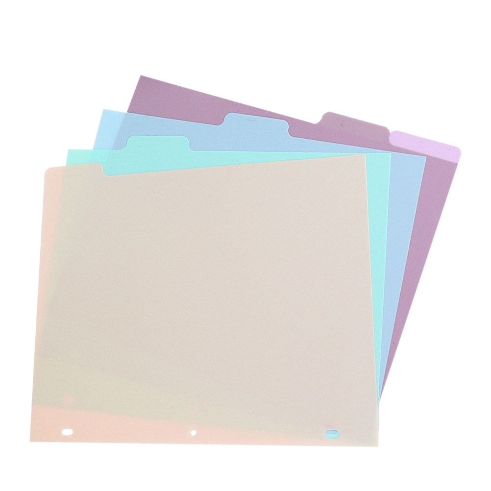 1Set Frosted PP Binder Divider - Tab Divider A4 incelemesi ve fiyatı