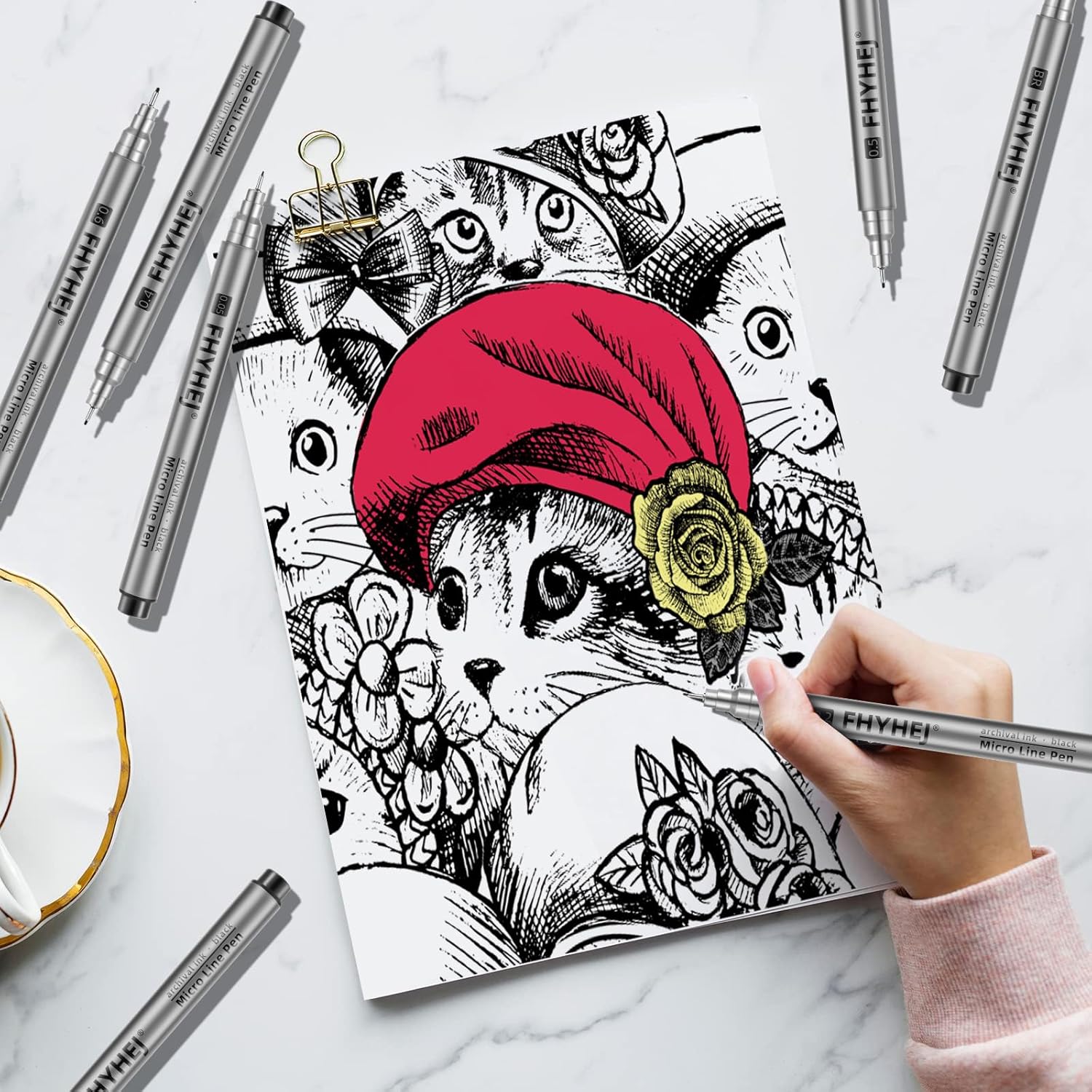 Micro Fineliner Drawing Art Pe - Archive Box Set incelemesi ve fiyatı