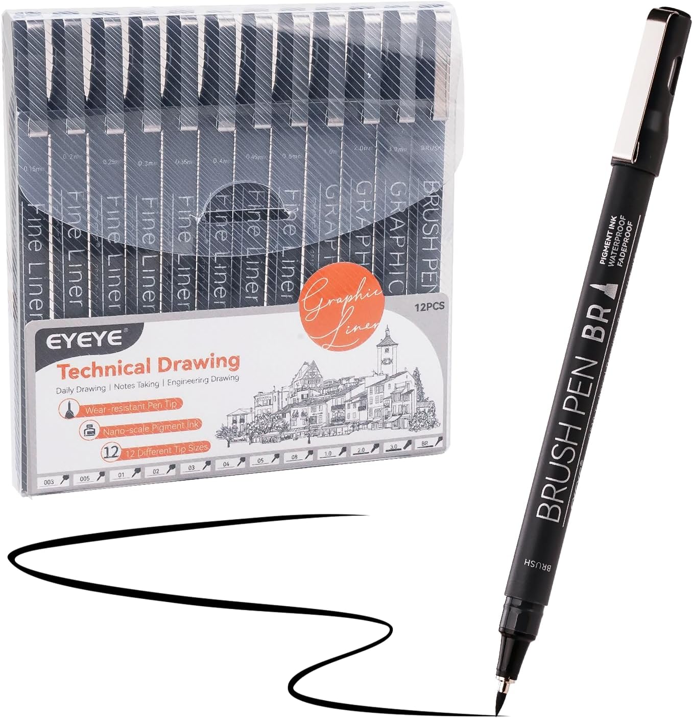 Micro Fineliner Pens Set, 12 B - Archive Box Set incelemesi ve fiyatı