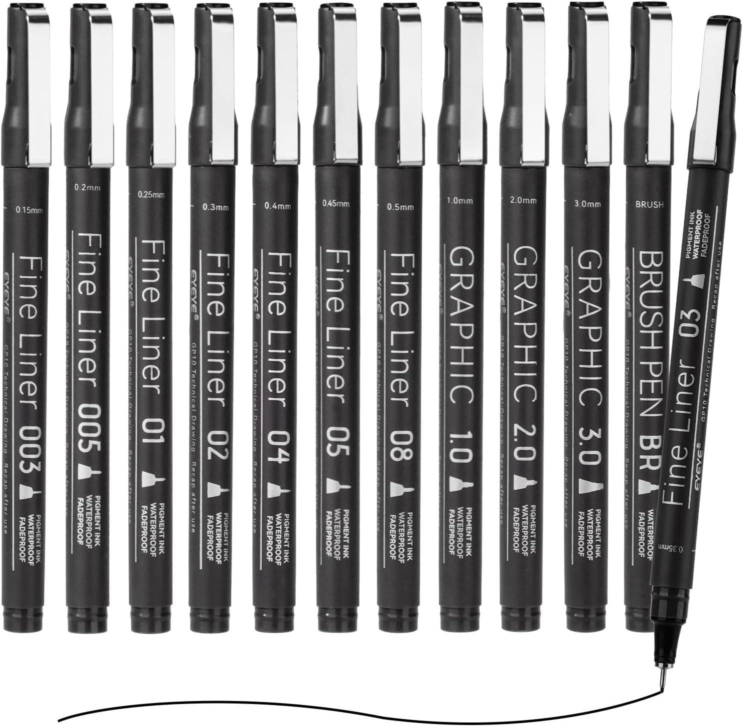 Micro Fineliner Pens Set, 12 B - Archive Box Set incelemesi ve fiyatı