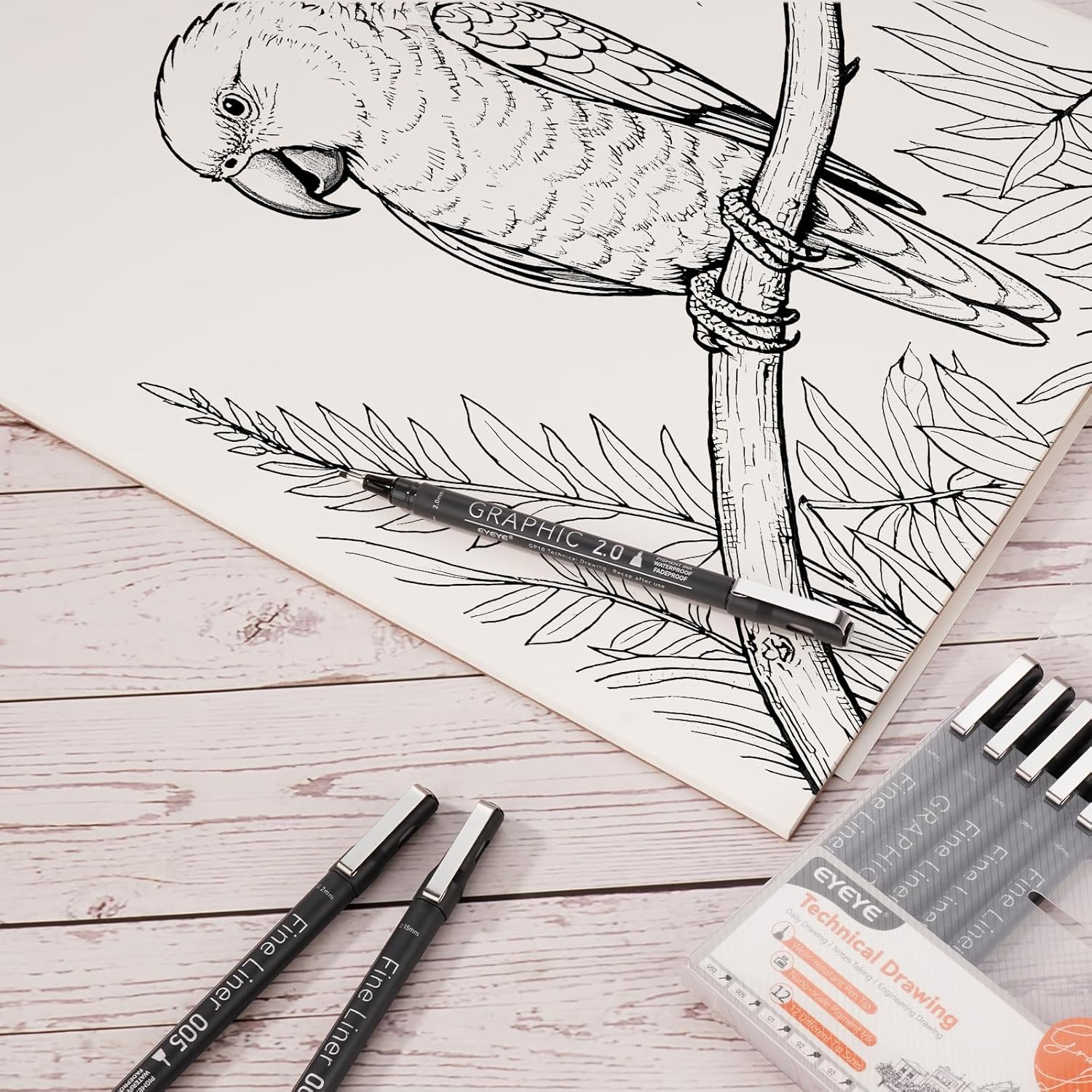Micro Fineliner Pens Set, 12 B - Archive Box Set incelemesi ve fiyatı