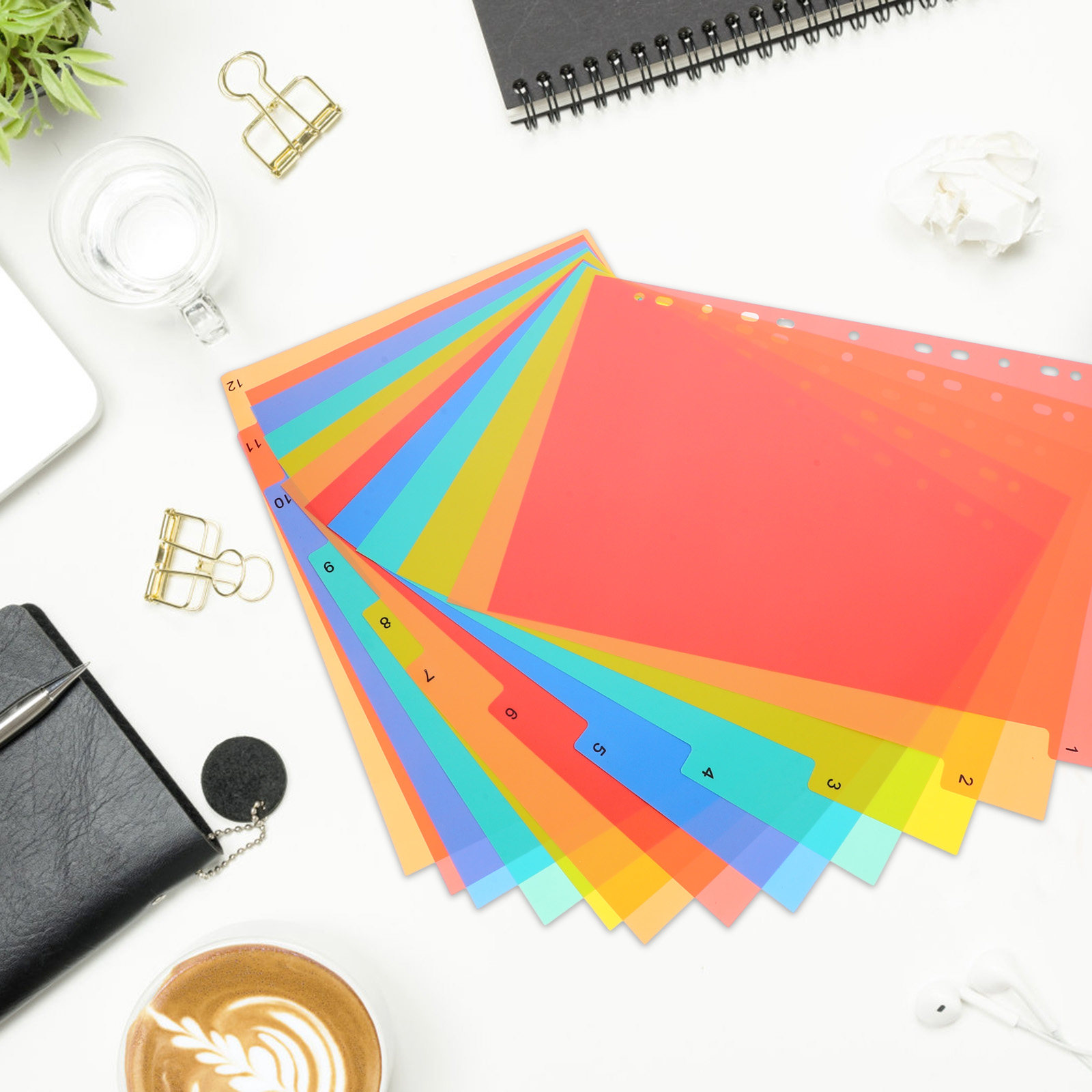 Binder Dividers A4 Colored Pla - Tab Divider A4 incelemesi ve fiyatı