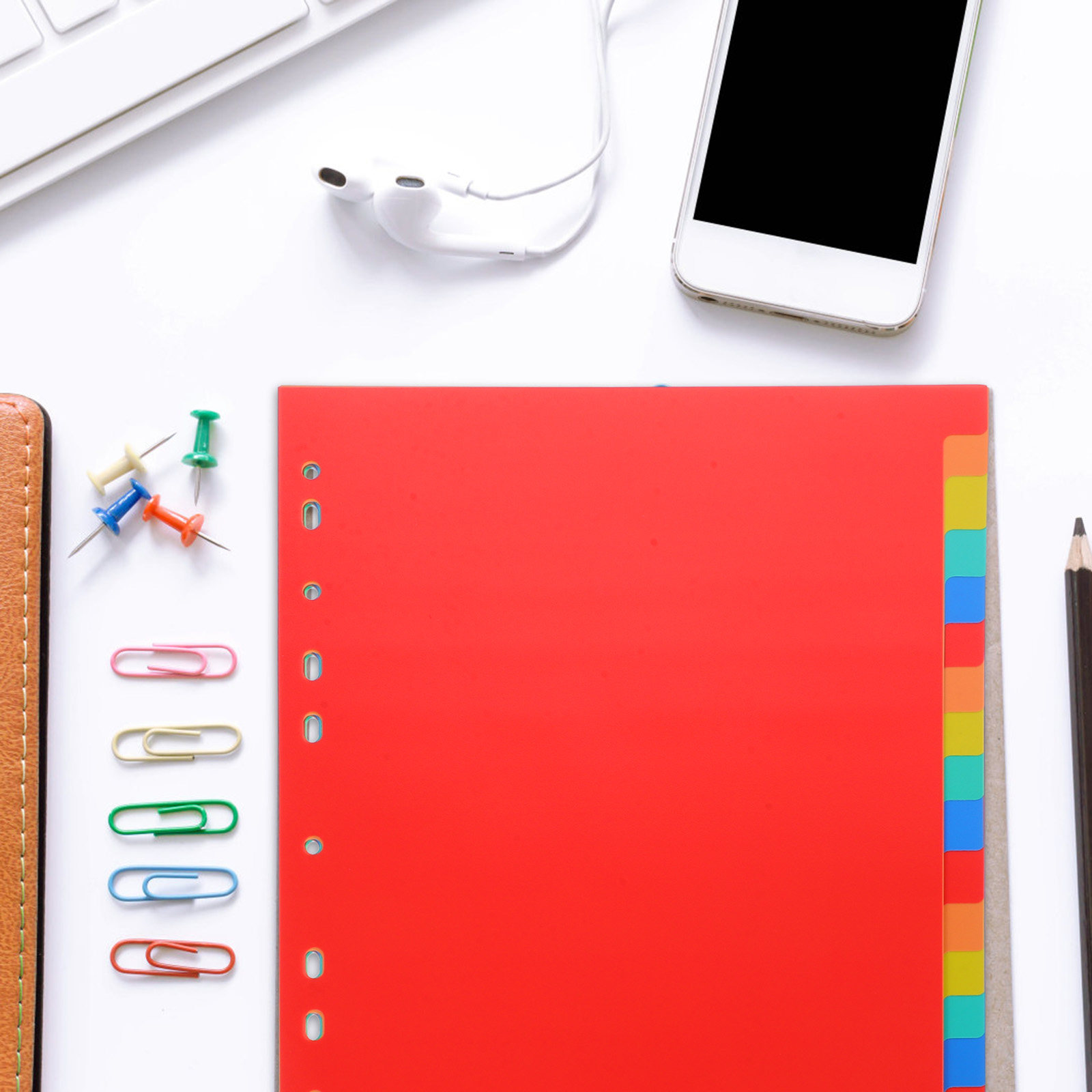 1Set Plastic Binder Dividers A - Tab Divider A4 incelemesi ve fiyatı