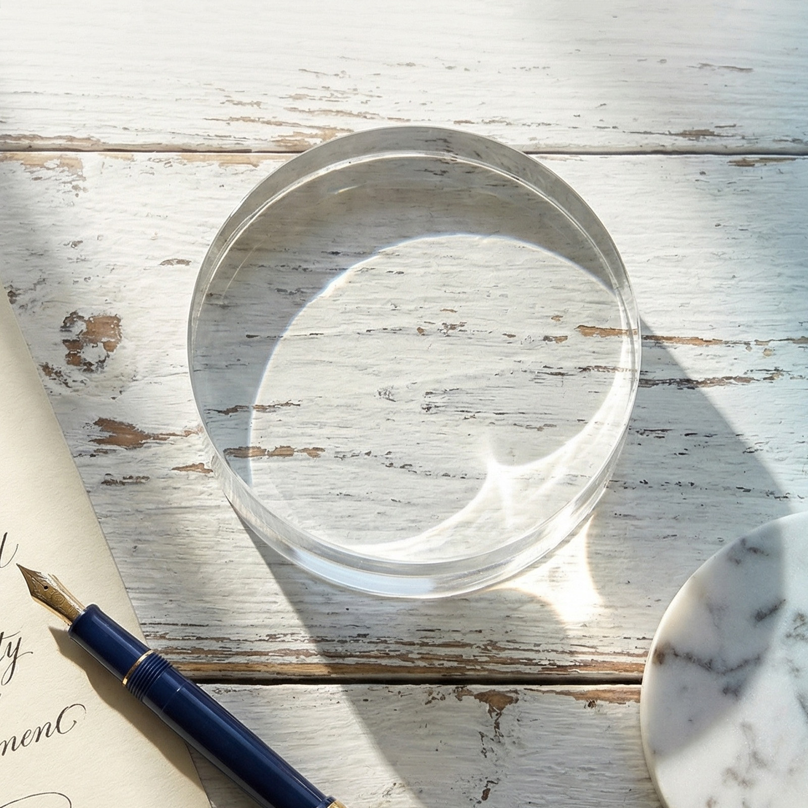 3.15 Inch Round Clear Crystal  - Paper Weight Crystal incelemesi ve fiyatı