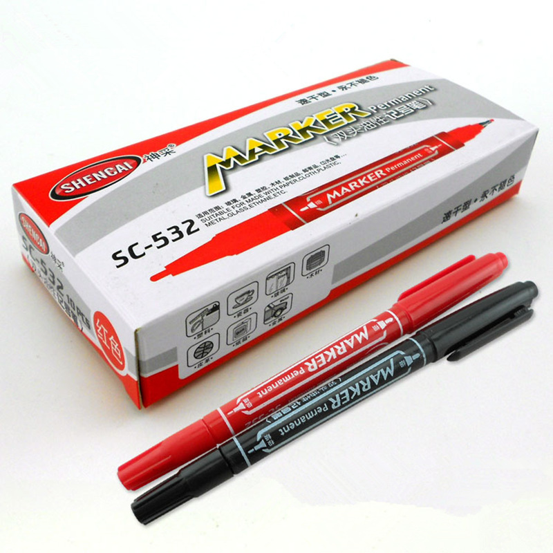 10pcs Dual side color marker p - Correction Pen Fine incelemesi ve fiyatı
