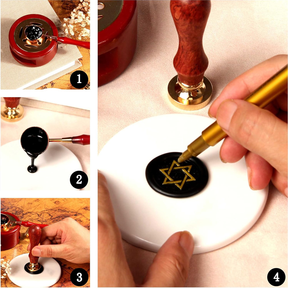 Custom Your Logo 25/30/40/50mm - Wax Seal Stamp Set incelemesi ve fiyatı
