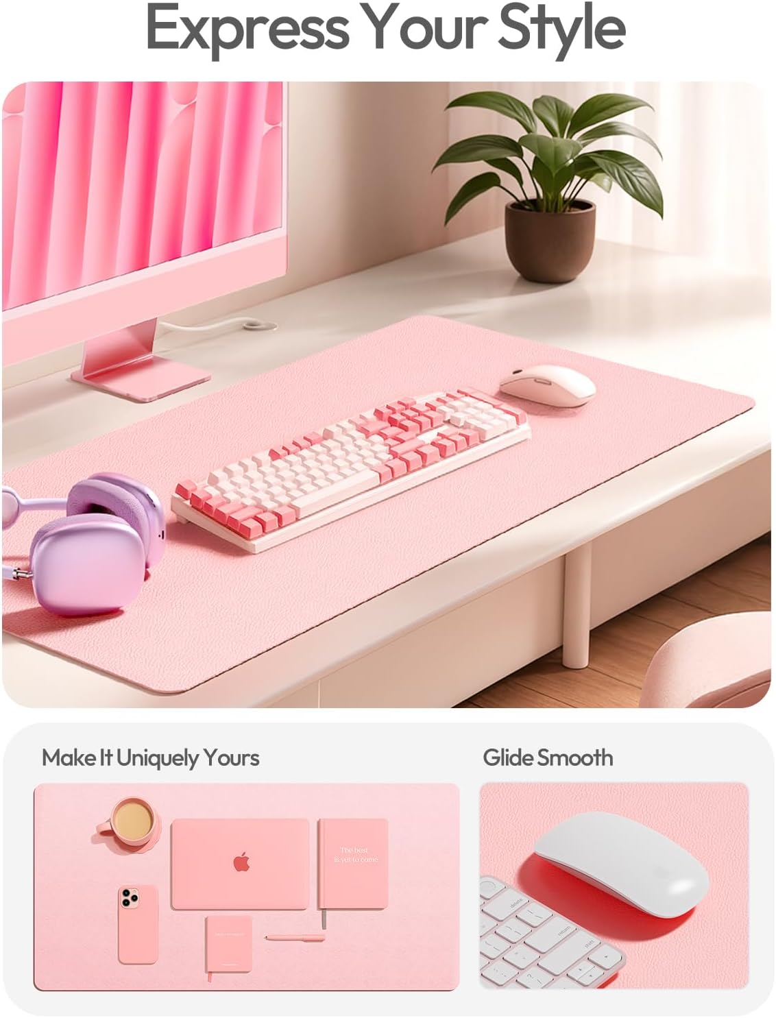 PU Leather Desk Protector with - Leather Desk Pad incelemesi ve fiyatı