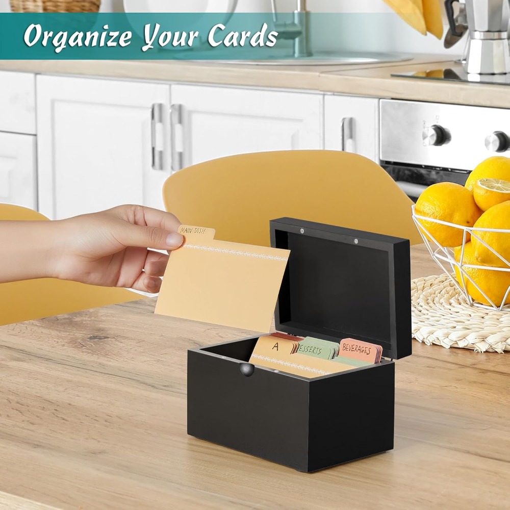 Wooden 3x5 Index Card Holder w - Index Card Holder incelemesi ve fiyatı