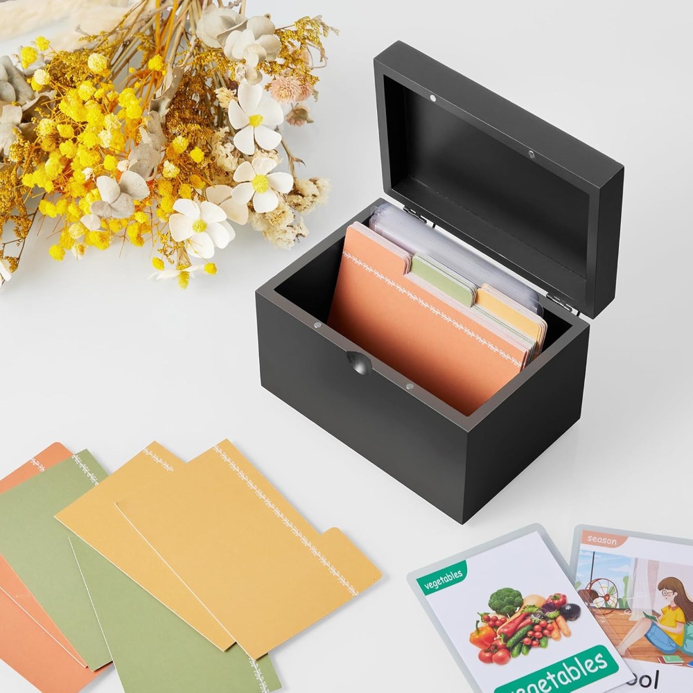 Wooden 3x5 Index Card Holder w - Index Card Holder incelemesi ve fiyatı