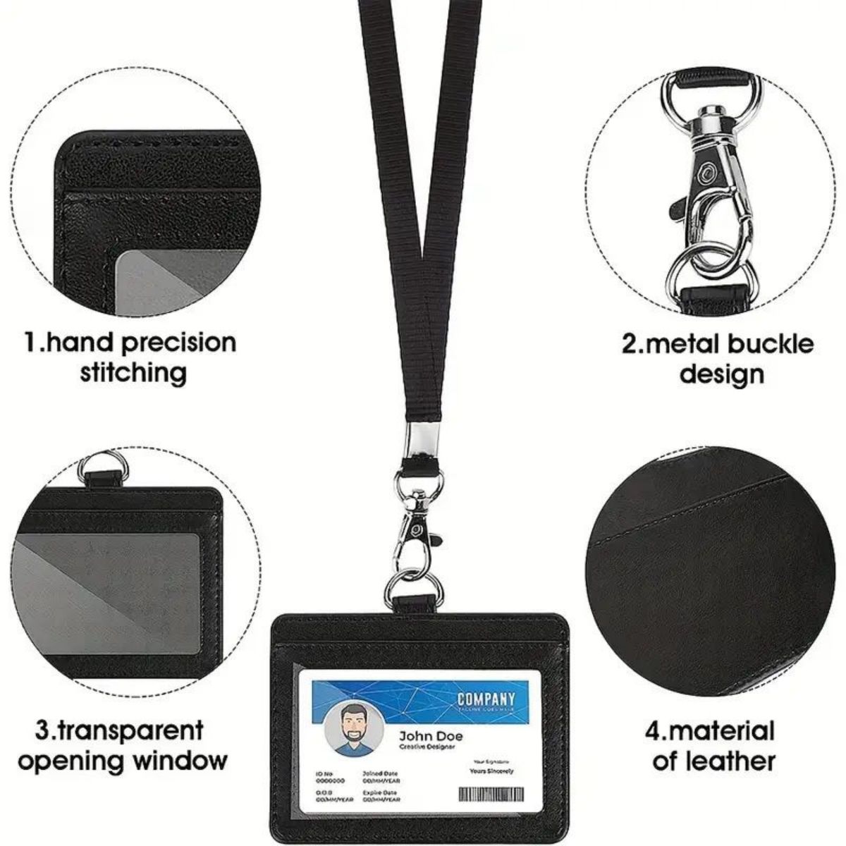 1 pc Horizontal ID badge holde - Index Card Holder incelemesi ve fiyatı