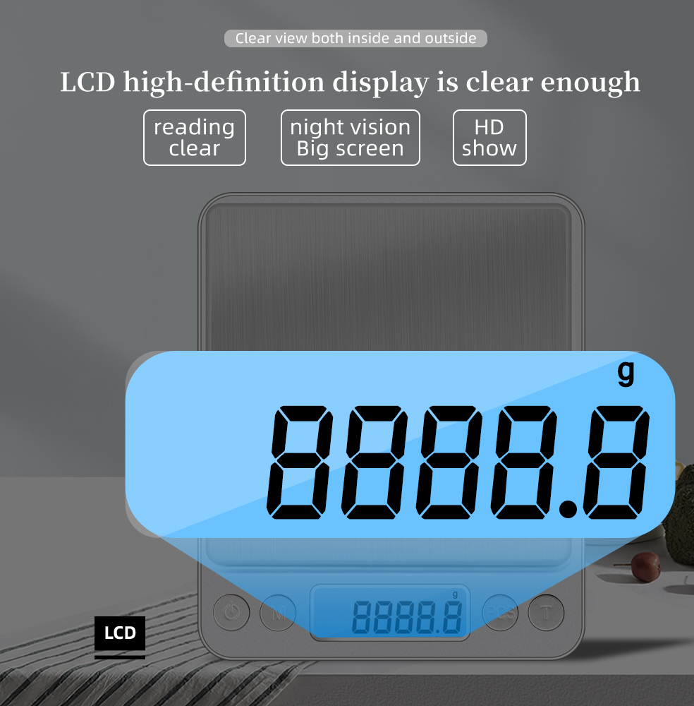 3000g 0.1g Electronic Scale LC - Tape Dispenser Weighted incelemesi ve fiyatı
