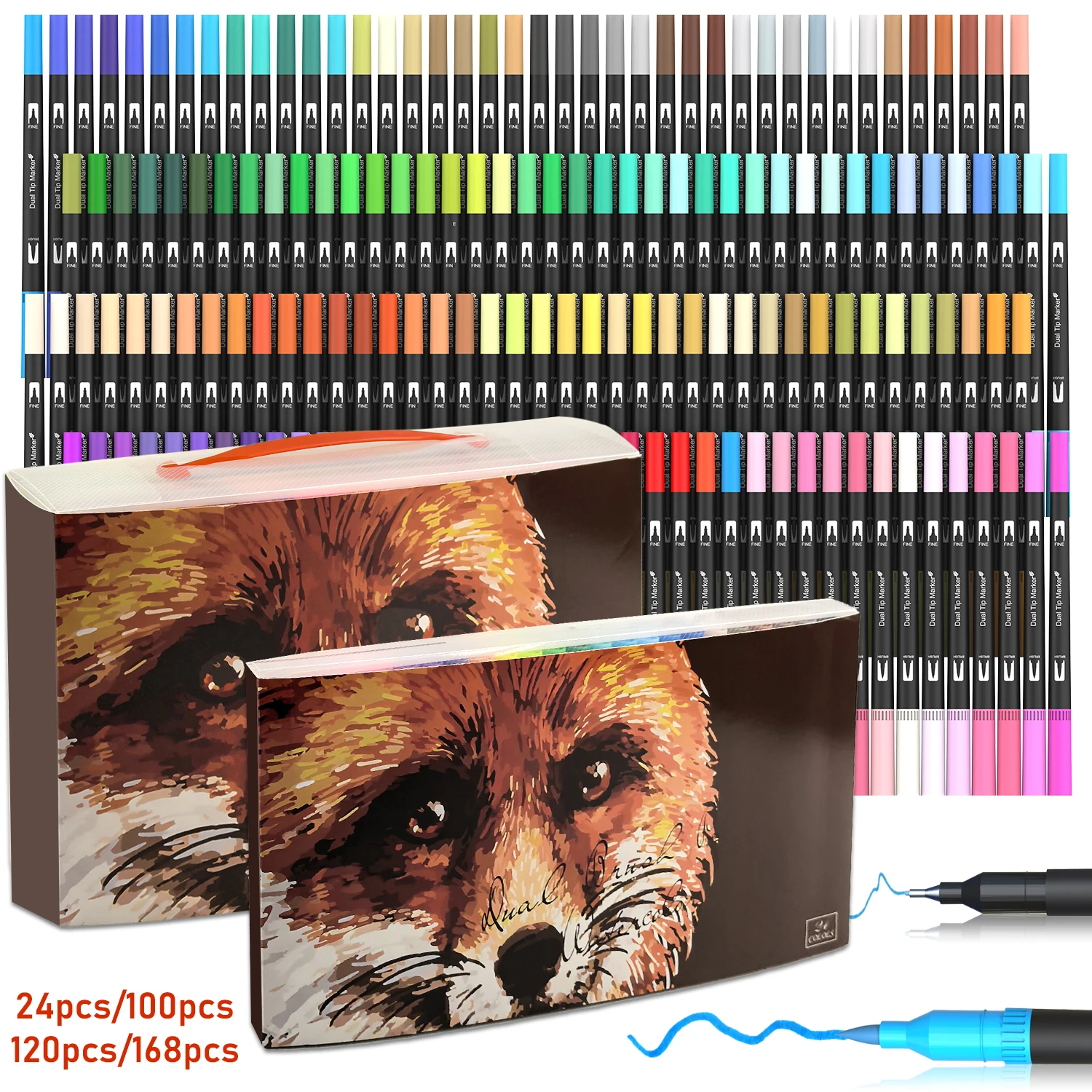 Dual Brush Pens Art Markers, 2 - Correction Pen Fine incelemesi ve fiyatı