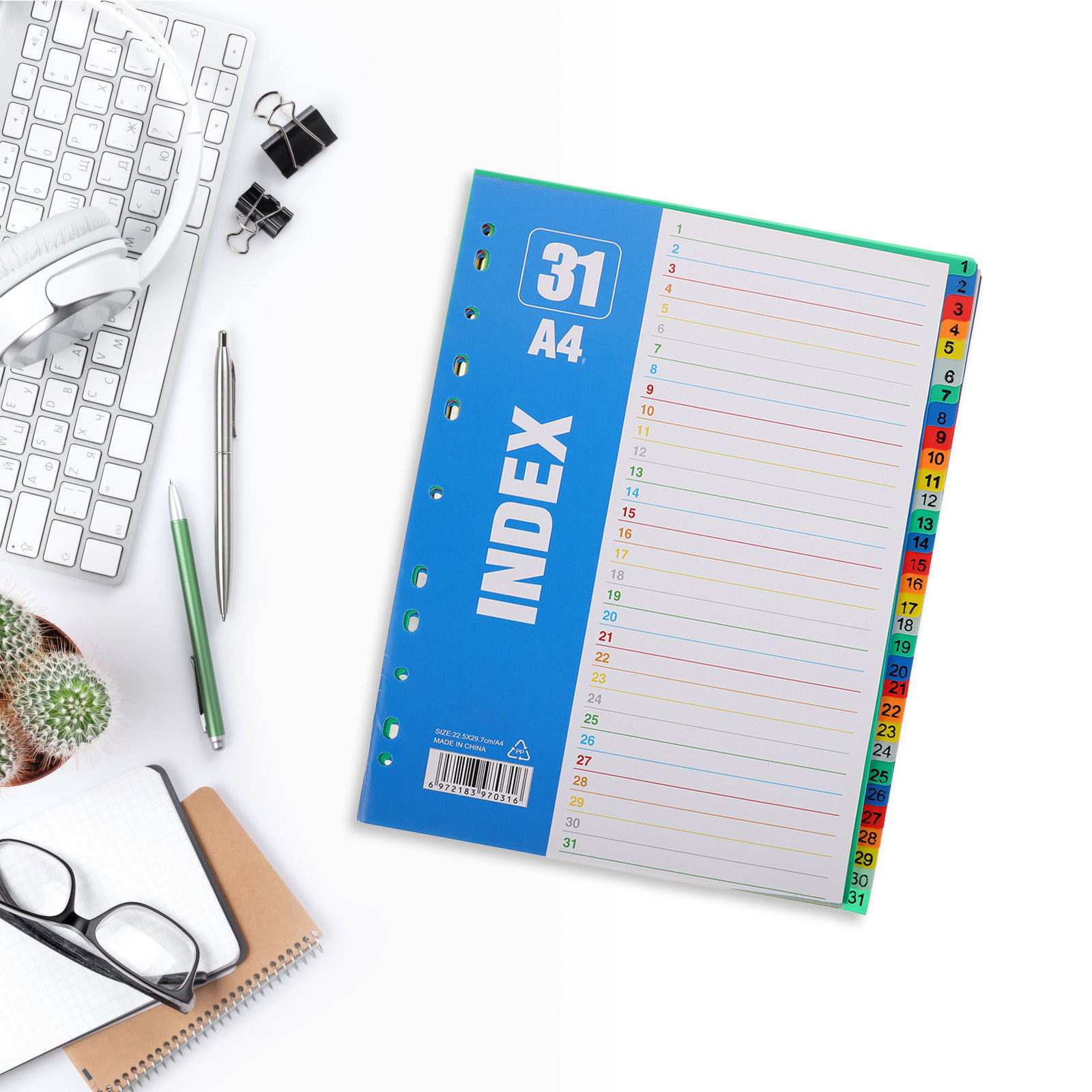 1Set Dividers A4 11-Hole Binde - Tab Divider A4 incelemesi ve fiyatı