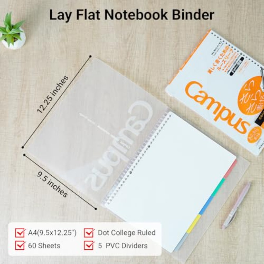 5 Subject Spiral Notebook, Cam - Tab Divider A4 incelemesi ve fiyatı
