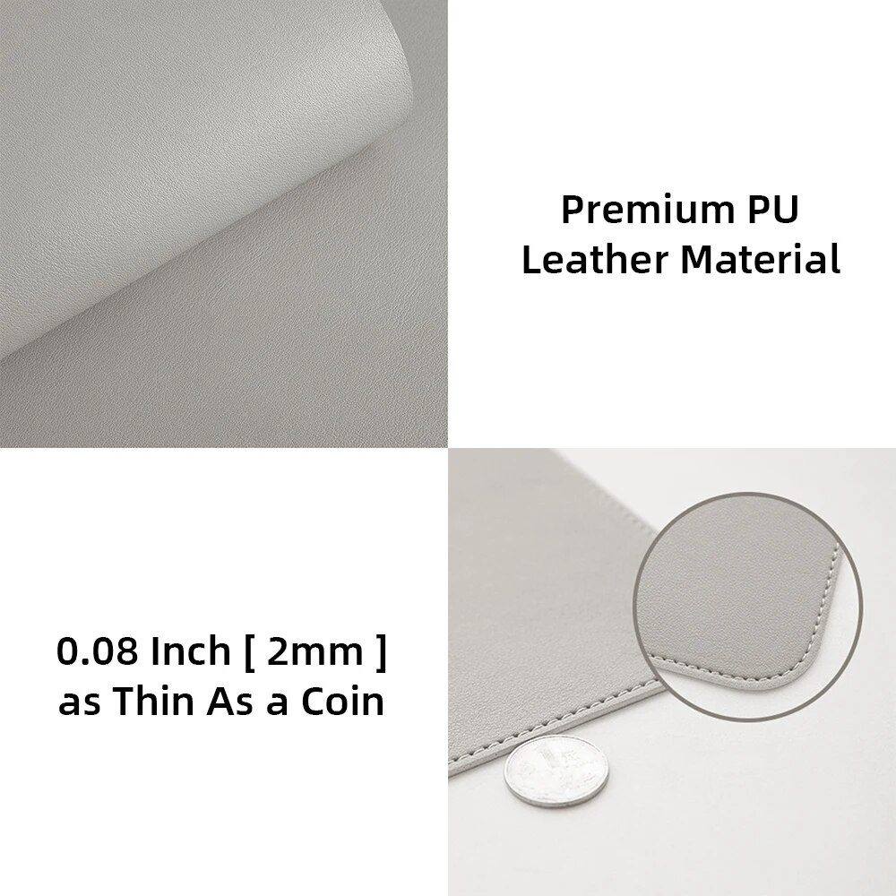 1 Pcs Large Size 60*30mm Offic - Leather Desk Pad incelemesi ve fiyatı