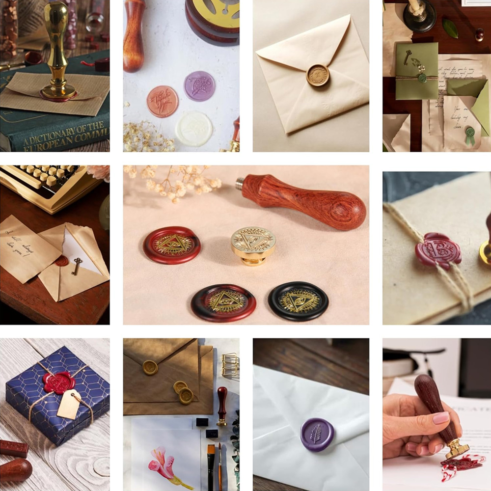 Customized Logo Wax Seal Stamp - Wax Seal Stamp Set incelemesi ve fiyatı