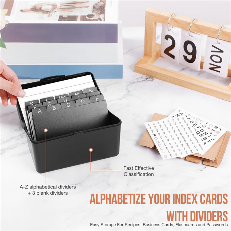 3Inchx5inch Index Card Holder  - Card Index Box incelemesi ve fiyatı