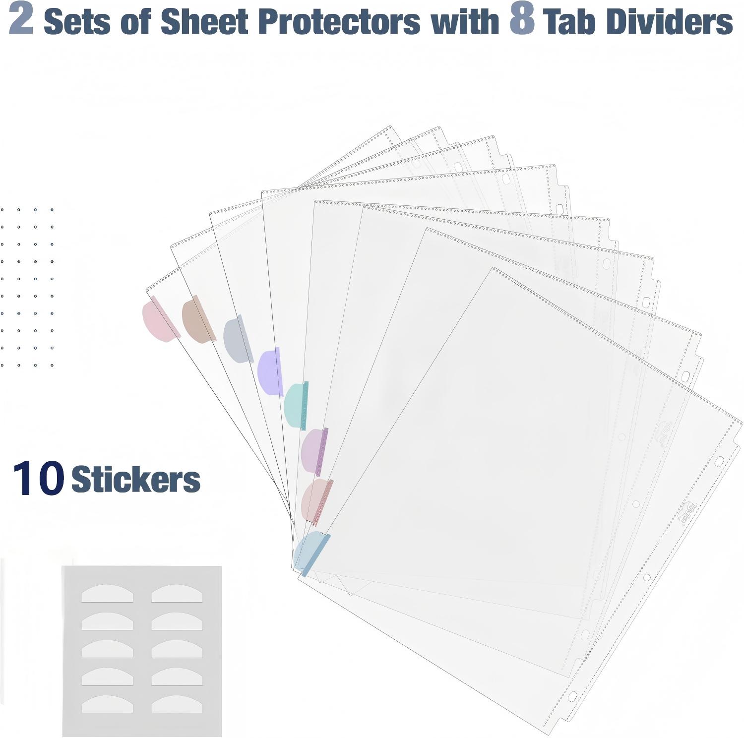 A4 Clear Sheet Protectors with - Tab Divider A4 incelemesi ve fiyatı