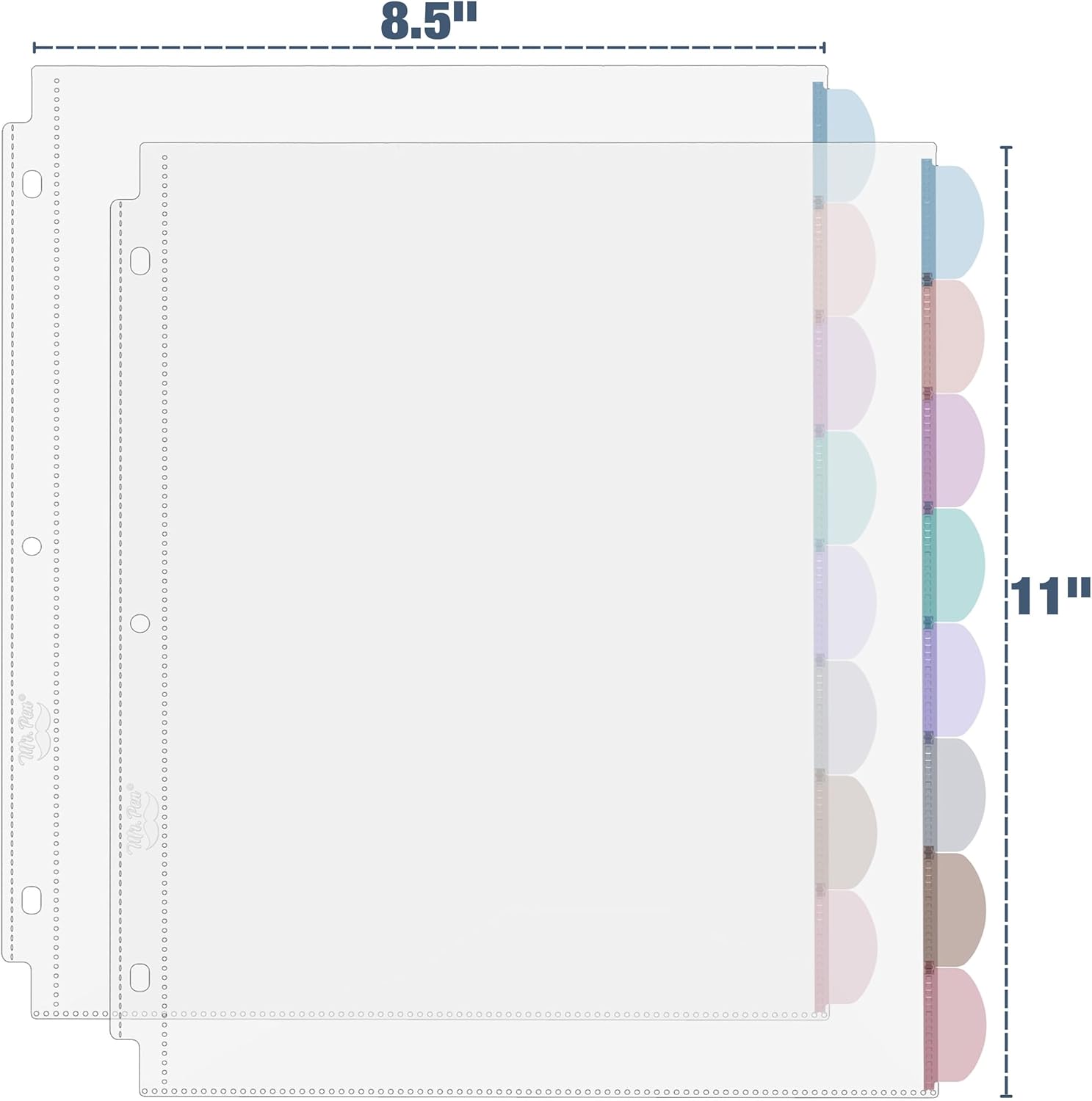 A4 Clear Sheet Protectors with - Tab Divider A4 incelemesi ve fiyatı