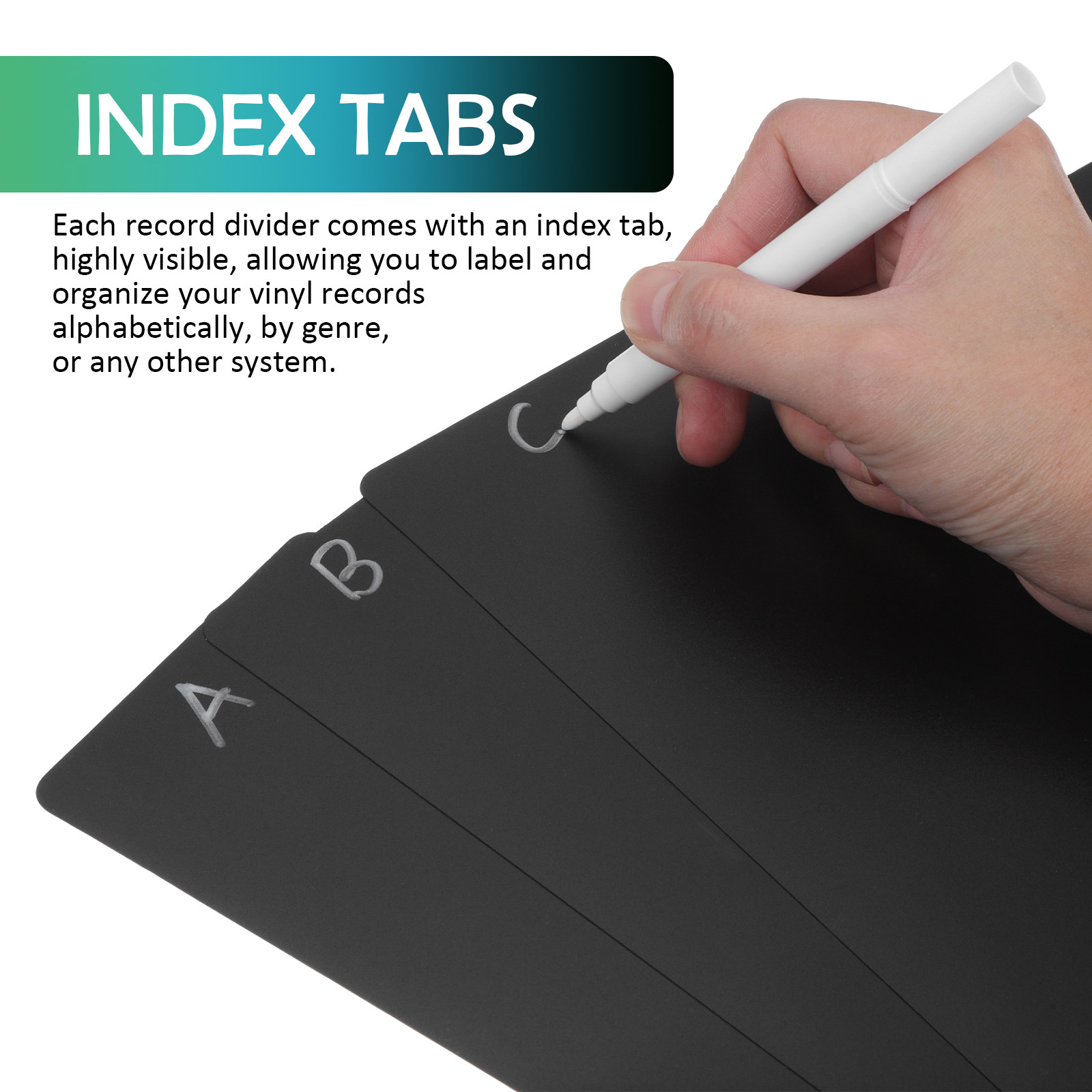 20Pcs Index Card Dividers Alph - Card Index Box incelemesi ve fiyatı