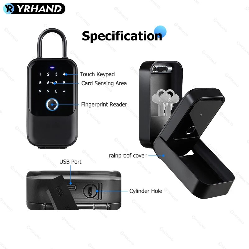 TTlock Smartkey Lock Box Home  - Card Index Box incelemesi ve fiyatı