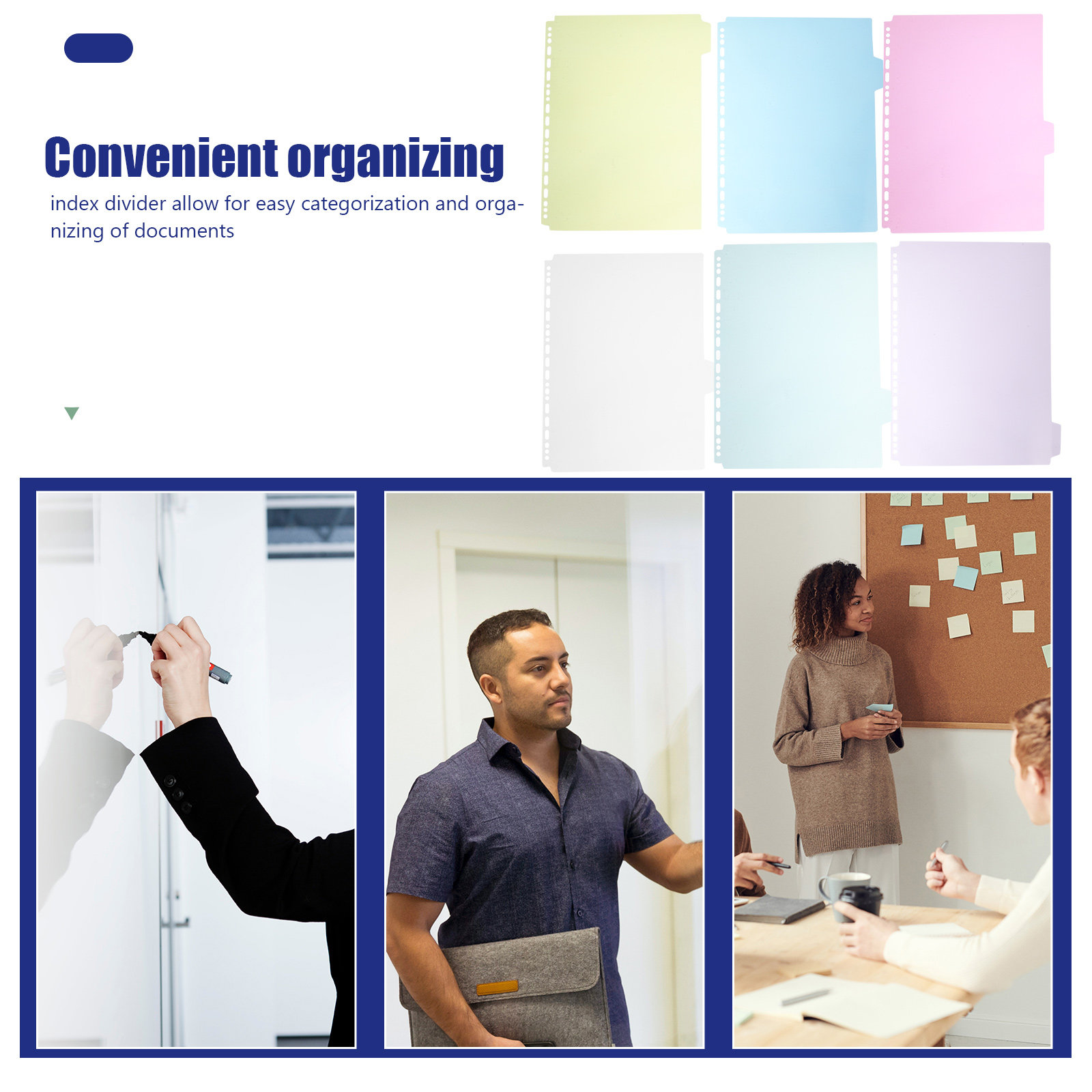 6Pcs A4 Ring Binder Index Divi - Tab Divider A4 incelemesi ve fiyatı