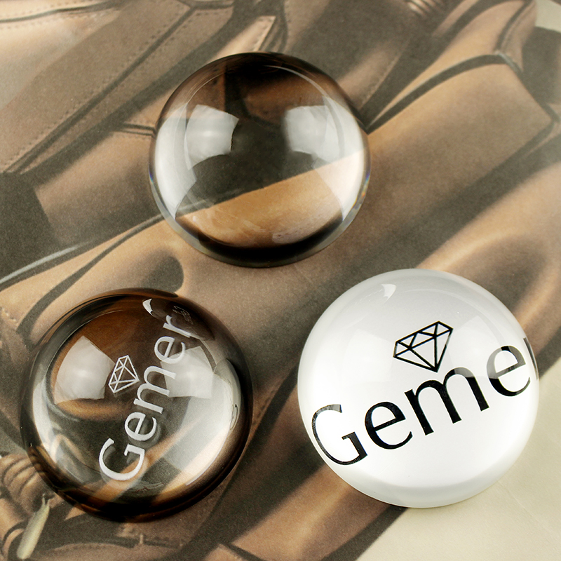 Custom Crystal Hemisphere Glas - Paper Weight Crystal incelemesi ve fiyatı