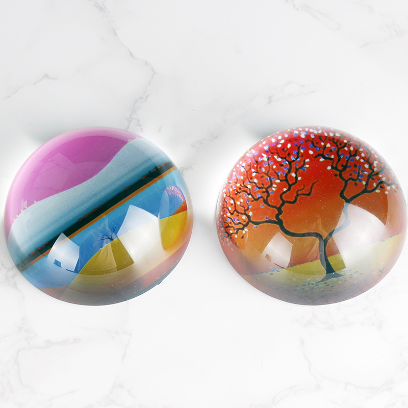 Custom Crystal Hemisphere Glas - Paper Weight Crystal incelemesi ve fiyatı