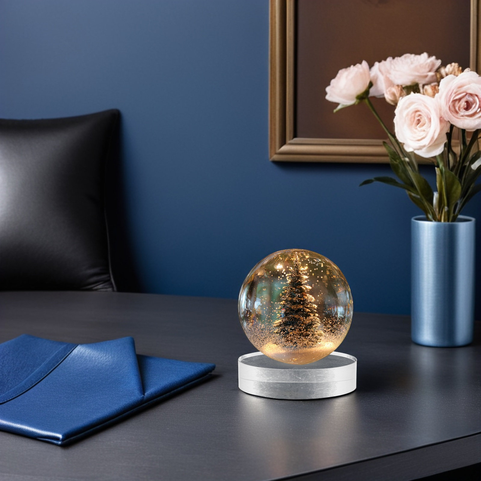 2Pcs Round Crystal Decorative  - Book Weight Glass incelemesi ve fiyatı