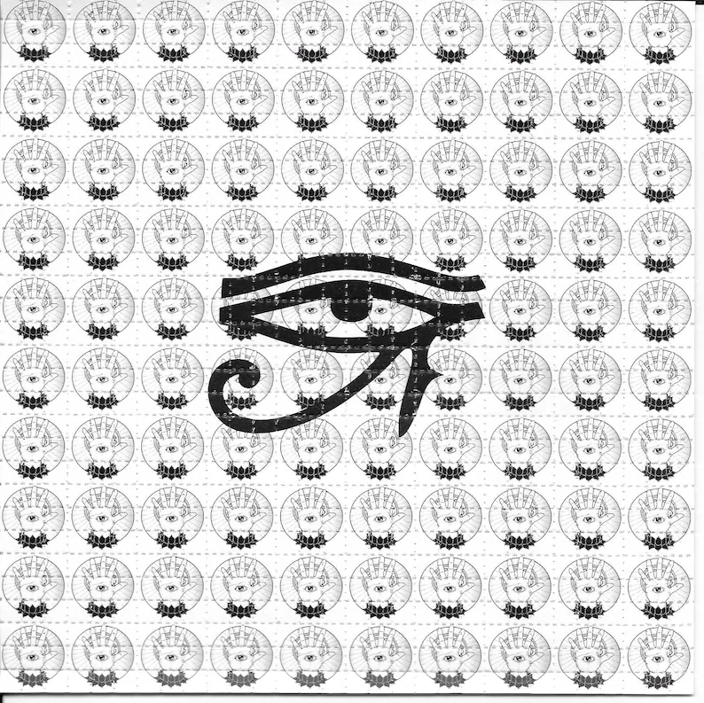 Eye of Providence Psychedelic  - Ink Blotter Paper incelemesi ve fiyatı