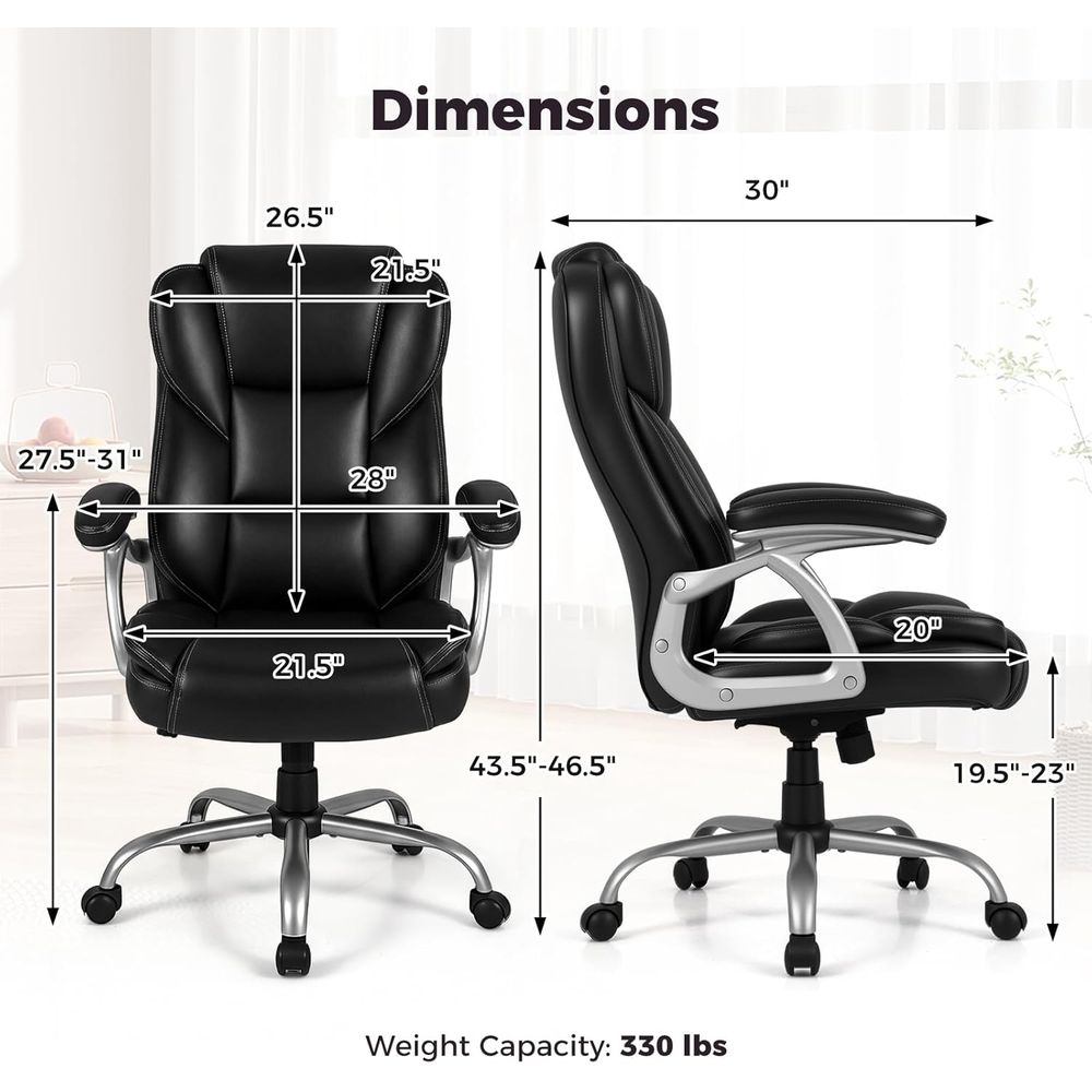 High Back Leather Ergonomic Sw - Leather Desk Pad incelemesi ve fiyatı