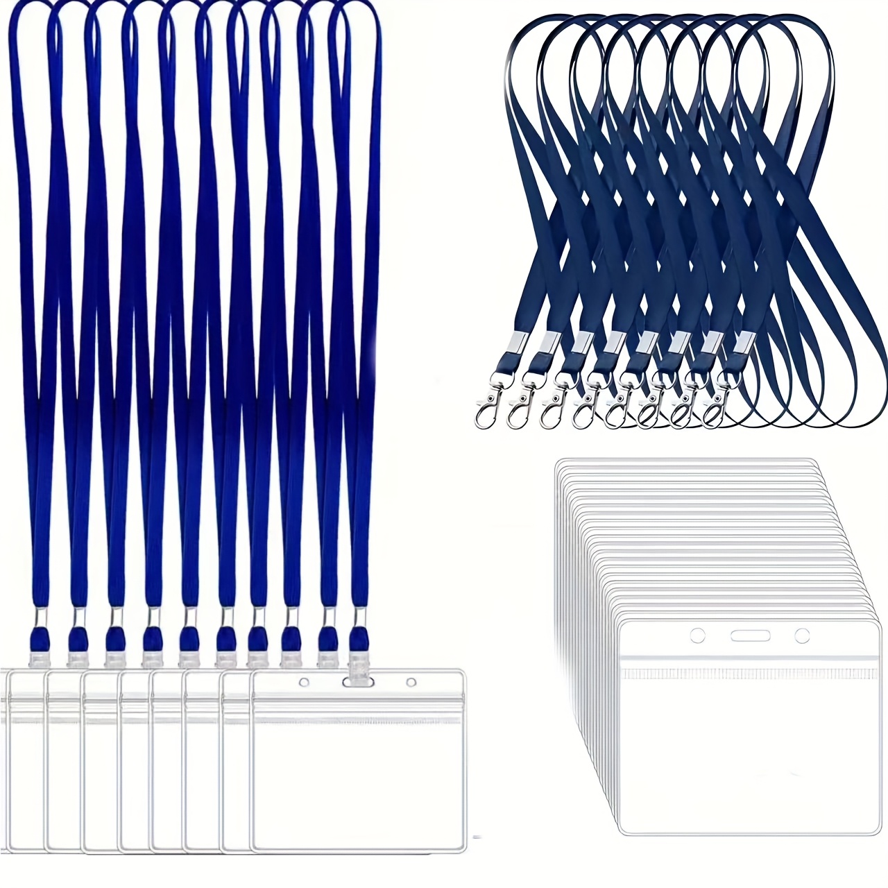 10 sets Transparent PVC ID Car - Index Card Holder incelemesi ve fiyatı