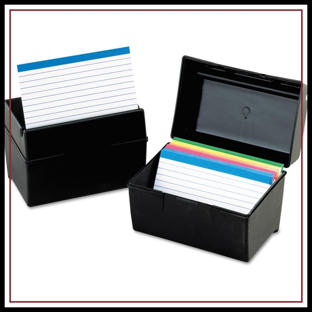 Plastic Index Card Box, 4x6 In - Card Index Box incelemesi ve fiyatı