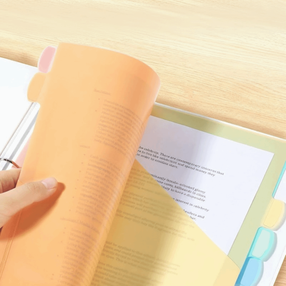 8 pcs A4 Pastel Binder Divider - Tab Divider A4 incelemesi ve fiyatı