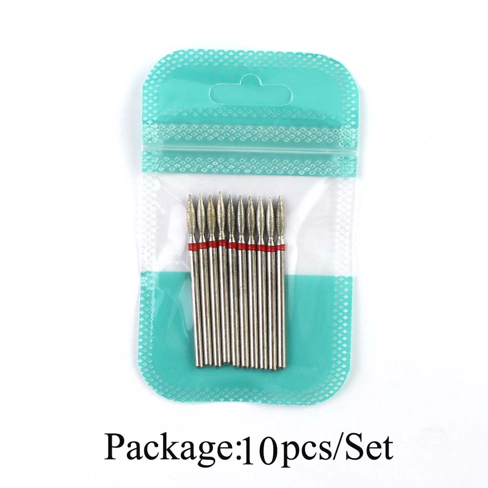 10pcs Diamond Nail Drill Bits  - Gel Refill Pack incelemesi ve fiyatı