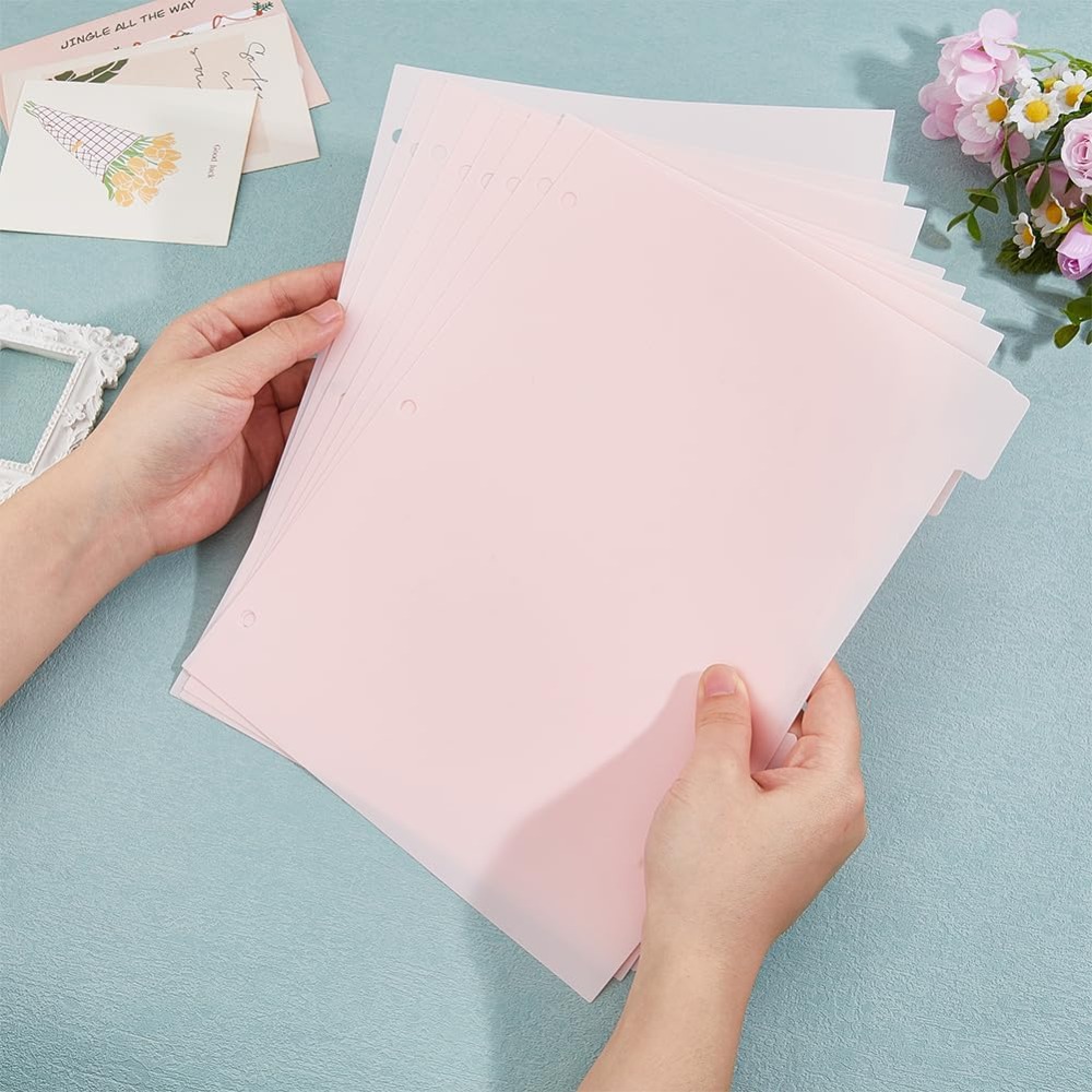 16 Sheets 3 Ring A4 Pink Binde - Tab Divider A4 incelemesi ve fiyatı