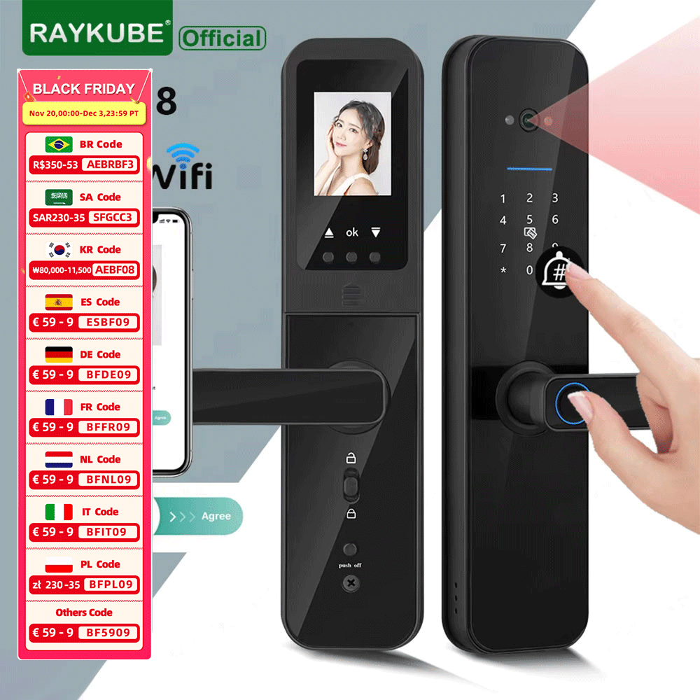 RAYKUBE F008 Tuya Wifi peephol - Letter Opener Brass incelemesi ve fiyatı